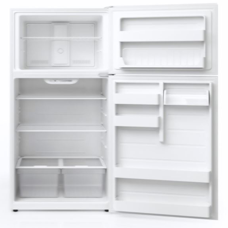 30 in. 18 CuFt White Top Freezer Refrigerator Midea